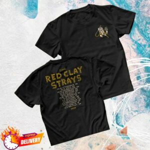 kenny Red Clay Strays Merch Red Clay Strays Vintage Get Right Tour Europe Shirt Mic Man1
