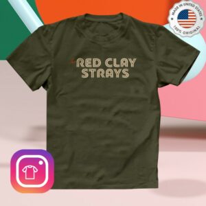 kenny Red Clay Strays Merch The Red Clay Strays Moments Stacked Chest Shirt Forest Green