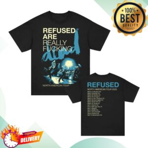 kenny Refused Merch Store Final 2025 Tour Shirt Black