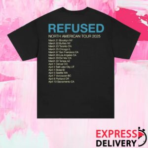 kenny Refused Merch Store Final 2025 Tour Shirt Blackss