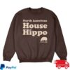 kenny Retrokid Merch Store Retrokid Originals House Hippo Crewneck Dark Chocolate