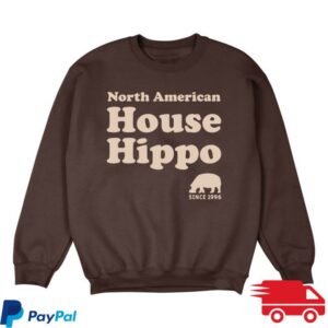 kenny Retrokid Merch Store Retrokid Originals House Hippo Crewneck Dark Chocolate