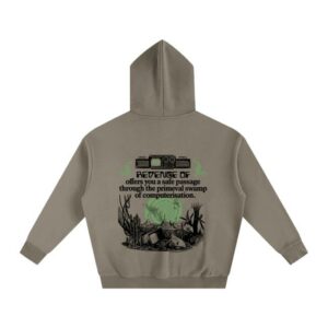 kenny Revenge Of Merch Store Computer Swamp Oversize Fleeced Hoodiea kenny Revenge Of Merch Store Computer Swamp Oversize Fleeced Hoodiea