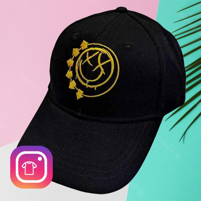 kenny Rockabilia Merch Store Blink 182 Yellow Six Arrow Smile Baseball Cap1 kenny Rockabilia Merch Store Blink 182 Yellow Six Arrow Smile Baseball Cap1