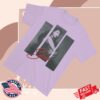 kenny Rockabilia Merch Store Selena 3 Stripes Photo On Lavender Tee Shirt0