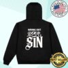 kenny SAU 2819 Store Merch Shop Wring Out Your Sin Black White Hoodie
