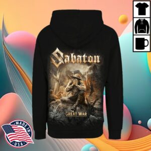 kenny Sabaton Merch Store Crying Soldier Zip Hoodies