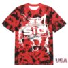 kenny Set It Off Merch Red Tie Dye Wolf Tee