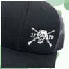 kenny Sons Of Liberty Gun Works Merch Shop Black Structured Hat White Angry Patriot Logor