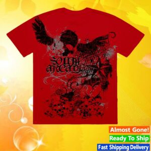 kenny South Arcade Merch Shop Red Skull T Shirt