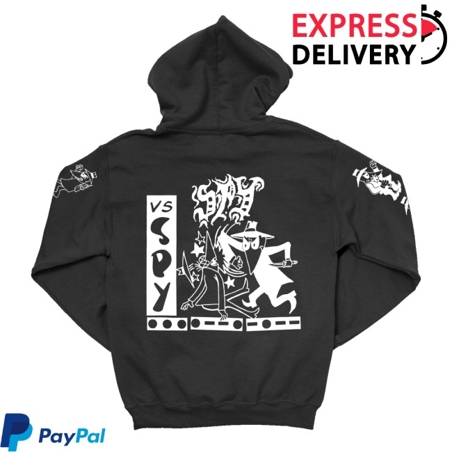 kenny Spy World Wide Merch Store Spy Vs Spy Hoodie Black kenny Spy World Wide Merch Store Spy Vs Spy Hoodie Black