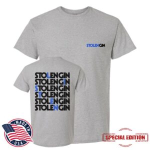 kenny Stolen Gin Merch Store Gray Listen Graphic Shirt
