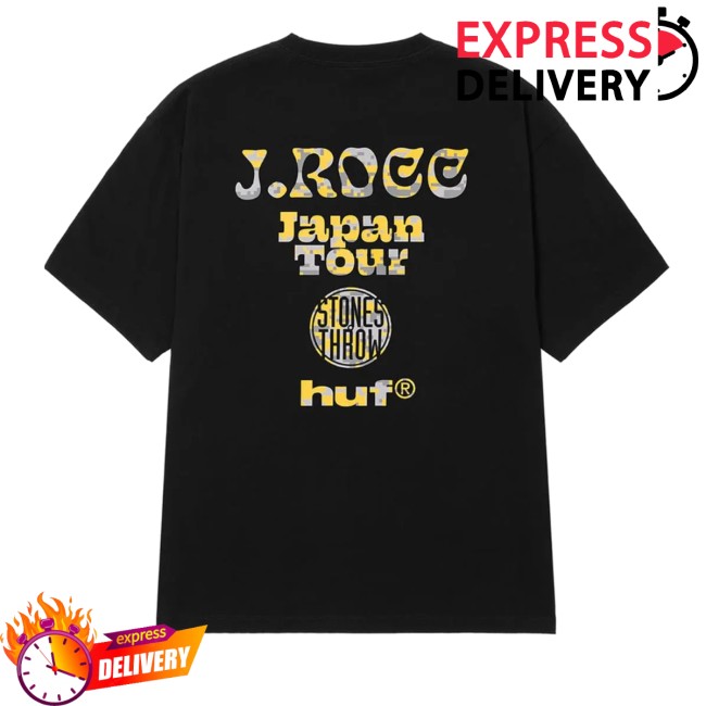 kenny Stones Throw Records Merch Store Stones Throw X Huf JRocc Japan Tour Shirt kenny Stones Throw Records Merch Store Stones Throw X Huf JRocc Japan Tour Shirt