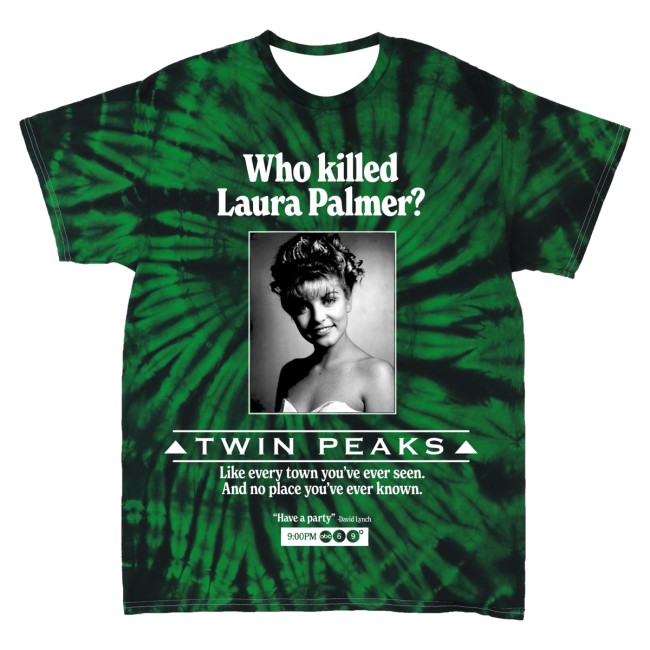 kenny Studiohouse Designs Merch Laura Palmer Tiedye Limited kenny Studiohouse Designs Merch Laura Palmer Tiedye Limited
