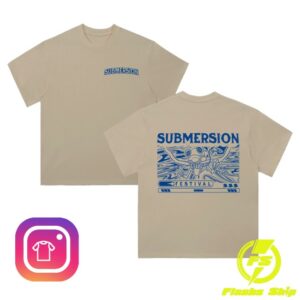kenny Submersion Festival Merch 2025 Submersion Frog Tee Tan