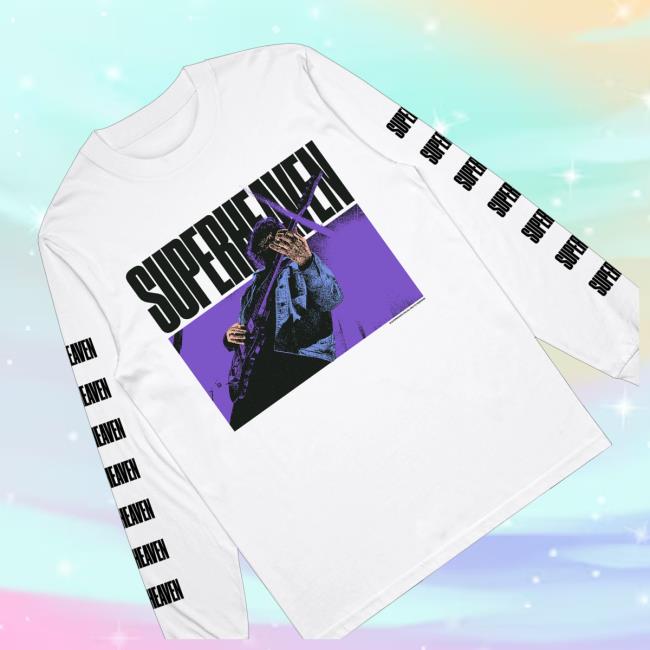 kenny Super Heaven Store Merch Shop Tay Guitar White Long Sleeves kenny Super Heaven Store Merch Shop Tay Guitar White Long Sleeves