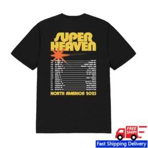 kenny Superheaven Merch Store North America 2025 Tour Shirt