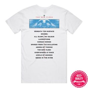kenny Sylosis Band Merch Store The New Flesh T Shirt Whitea