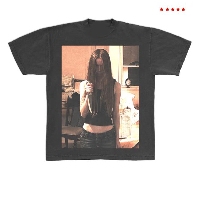 kenny TRC Farmers Daughter Merch Snow Strippers Knife Tee kenny TRC Farmers Daughter Merch Snow Strippers Knife Tee