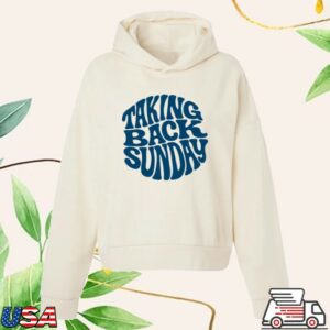 kenny Taking Back Sunday Store Taking Back Sunday Wavy Womens Hooded Sweatshirt