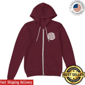 kenny Taking Back Sunday Store Taking Back Sunday Wavy Zip Hooded Sweatshirt0