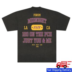kenny Tate Mcrae Merch Store La Forum Event Tee