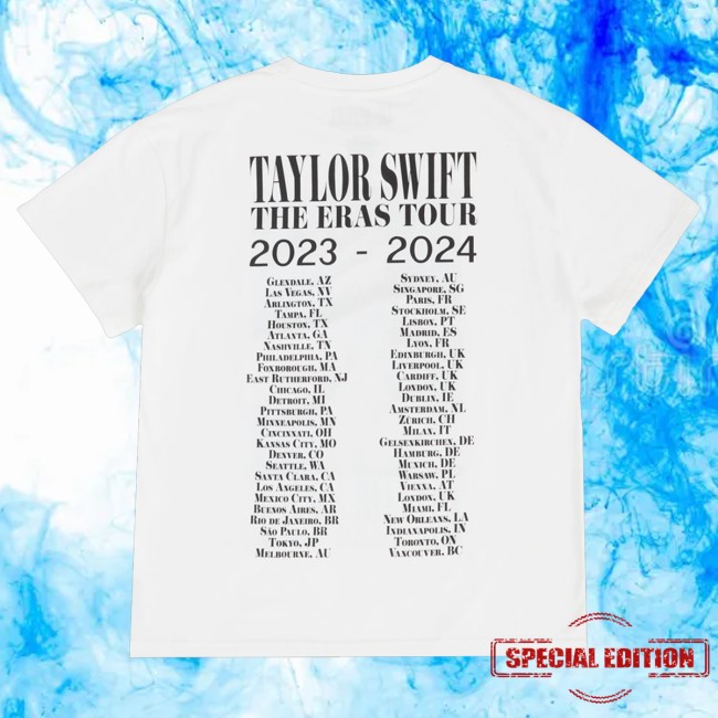 kenny Taylor Swift Store Merch Taylor Swift The Eras Tour Through Vancouver Ii White T Shirt kenny Taylor Swift Store Merch Taylor Swift The Eras Tour Through Vancouver Ii White T Shirt