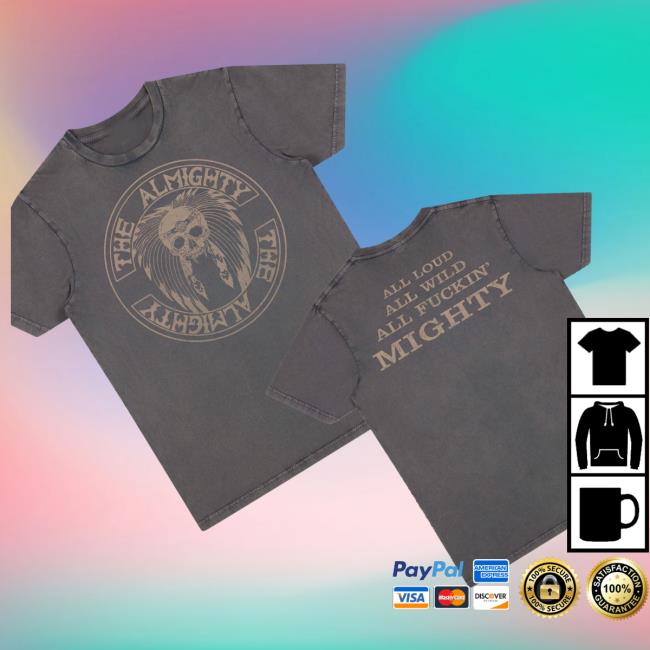 kenny The Almighty Official Merch All Fuckin Mighty Black T Shirts kenny The Almighty Official Merch All Fuckin Mighty Black T Shirts