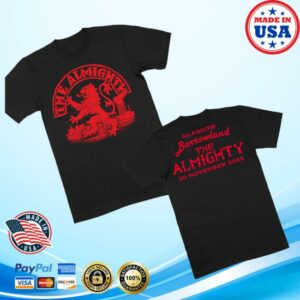 kenny The Almighty Official Merch Barrowland 2025 T Shirts kenny The Almighty Official Merch Barrowland 2025 T Shirts