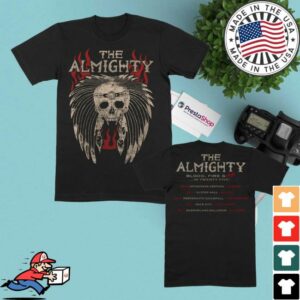 kenny The Almighty Official Merch Blood Fire Five Tour T Shirt A Blac kenny The Almighty Official Merch Blood Fire Five Tour T Shirt A Blac