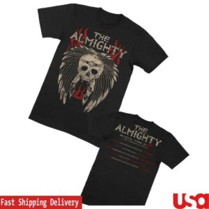 kenny The Almighty Official Merch Blood Fire Five Tour T Shirt A Blace kenny The Almighty Official Merch Blood Fire Five Tour T Shirt A Blace