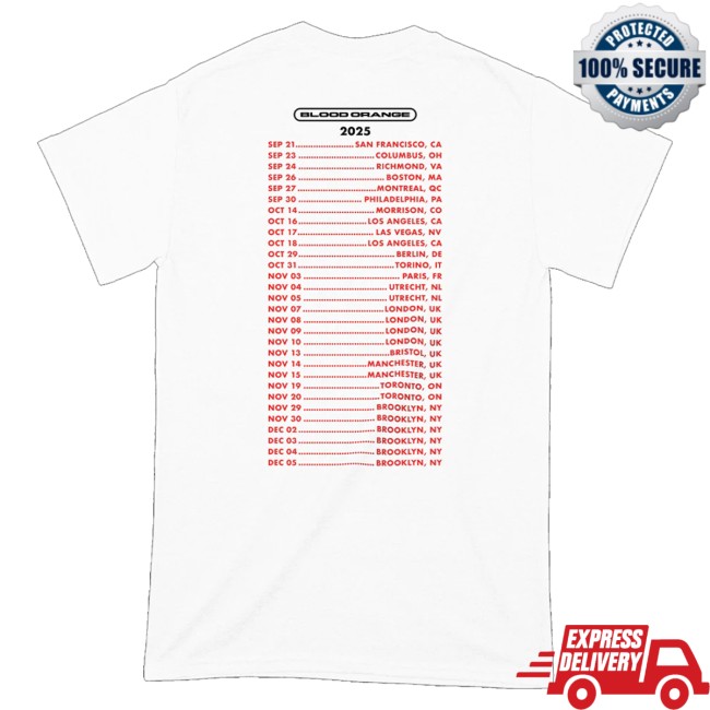 kenny The Cbp Store Blood Orange Listening To Essex Honey Everywhere 2025 Shirt1