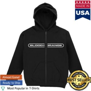 kenny The Cbp Store Blood Orange Pill Logo Zip Up Sweatshirt