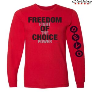 kenny The Hello Merch Shop Freedom Of Choice Red Long Sleeve