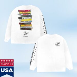 kenny The Hundreds Merch Store Cassette Ls T Shirt Whiteaa kenny The Hundreds Merch Store Cassette Ls T Shirt Whiteaa