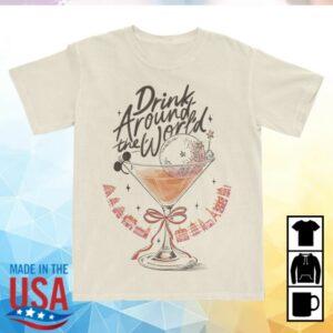 kenny The Lost Bros Merch Drink Around The World Tee Martini Variant