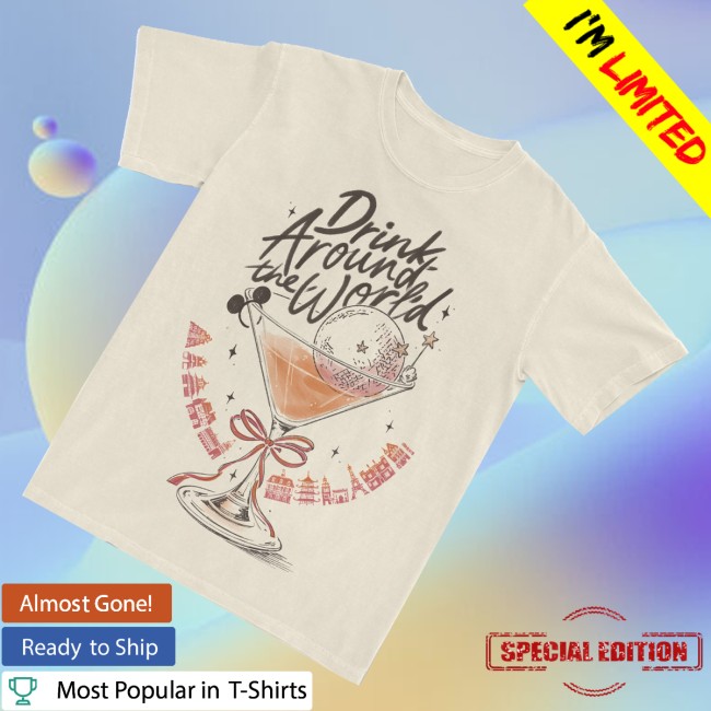 kenny The Lost Bros Merch Drink Around The World Tee Martini Variant0 kenny The Lost Bros Merch Drink Around The World Tee Martini Variant0