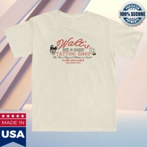 kenny The Lost Bros Merch Walt'S Tattoo Shop Tee