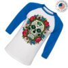 kenny The Mavericks Merch Store Flower Skull Raglan1