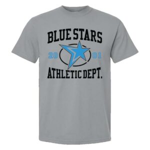 kenny Treaty Oak Revival Official Merch Blue Stars Athletic Dept T Shirt