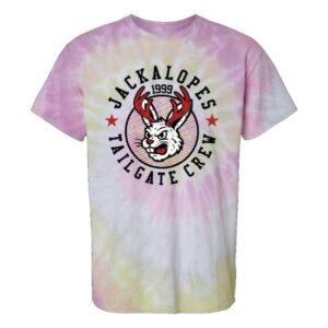 kenny Treaty Oak Revival Official Merch Jackalopes Tailgate Tie Dyed T Shirt