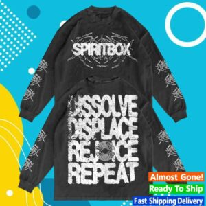 kenny Tsunami Sea Merch Black Rainbow Lyric Shadow Long Sleeve0