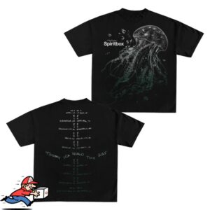 kenny Tsunami Sea Merch Jellyfish Tour Black T Shirt1