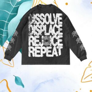 kenny Tsunami Sea Merch Store Black Rainbow Lyric Shadow Long Sleeve