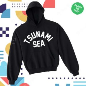 kenny Tsunami Sea Merch Store Collegiate Black Pullovera