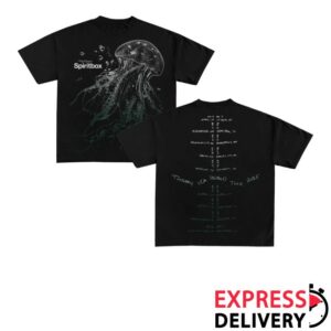 kenny Tsunami Sea Merch Store Jellyfish Tour Black Shirtss