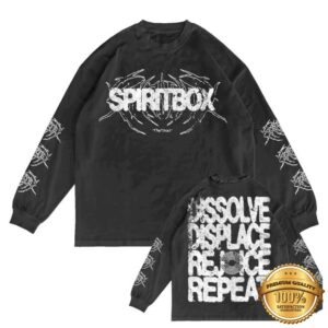 kenny Tsunamisea Merch Shop Black Rainbow Lyric Shadow Long Sleeve