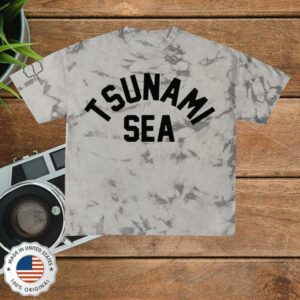 kenny Tsunamisea Merch Shop Collegiate Crystal Silver T Shirt