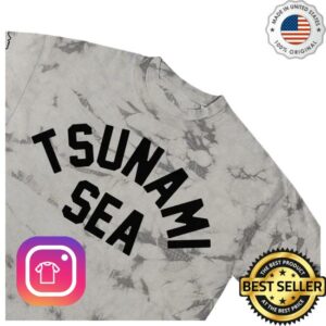 kenny Tsunamisea Merch Shop Collegiate Crystal Silver T Shirte