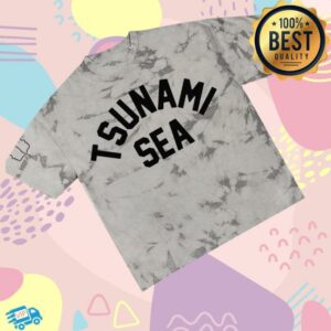 kenny Tsunamisea Merch Shop Collegiate Crystal Silver T Shirts